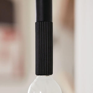 Bruno 5" Two Lights Wall Sconce, Black