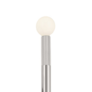 Bruno 5" Two Lights Wall Sconce, Polished Nickel