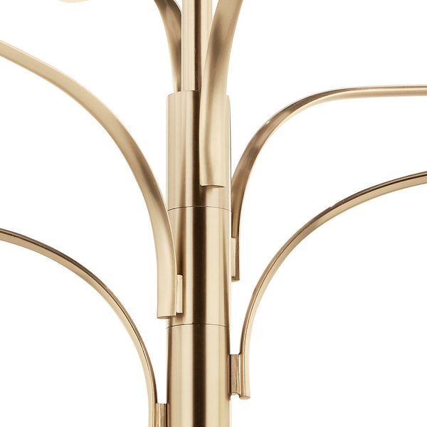 Gilbert 36" Six Lights Chandelier, Champagne Bronze