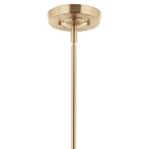 Gilbert 36" Six Lights Chandelier, Champagne Bronze
