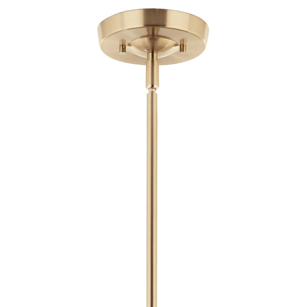 Gilbert 36" Six Lights Chandelier, Champagne Bronze