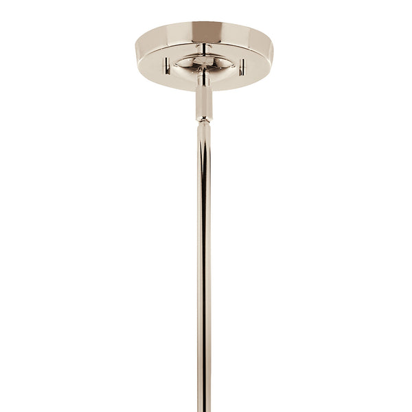 Gilbert 36" Six Lights Chandelier, Polished Nickel