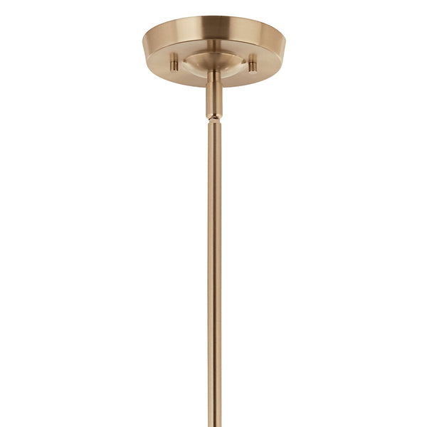 Gilbert 47" Six Lights Chandelier, Champagne Bronze