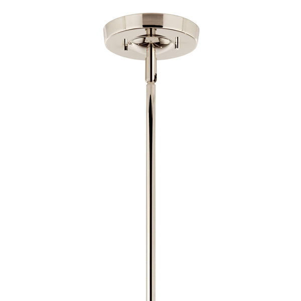 Gilbert 47" Six Lights Chandelier, Polished Nickel