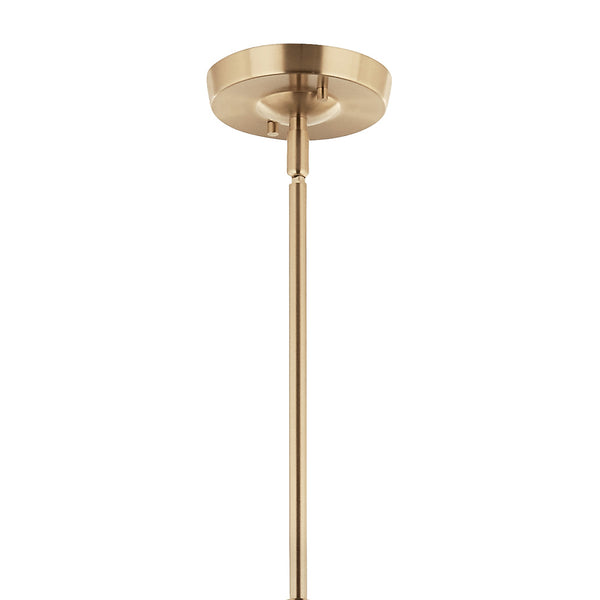 Gilbert 48" Eight Lights Chandelier, Champagne Bronze