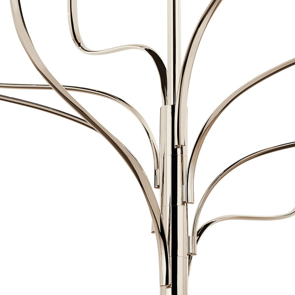 Gilbert 48" Eight Lights Chandelier, Polished Nickel