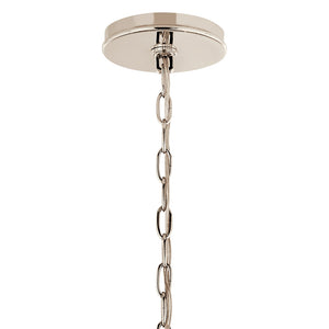 Talisa 32" Six Lights Chandelier, Polished Nickel
