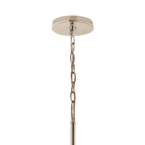 Talisa 42" Six Lights Chandelier, Polished Nickel