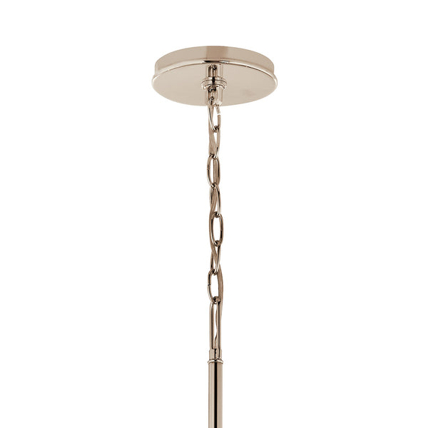 Talisa 42" Six Lights Chandelier, Polished Nickel