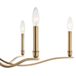Talisa 52" Eight Lights Chandelier, Champagne Bronze