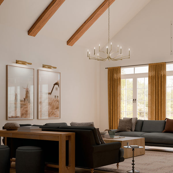 Talisa 53" Fourteen Lights Chandelier, Champagne Bronze