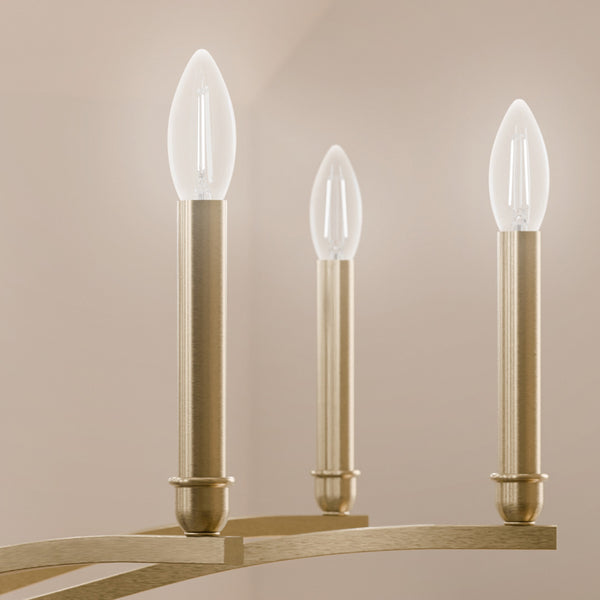 Talisa 53" Fourteen Lights Chandelier, Champagne Bronze