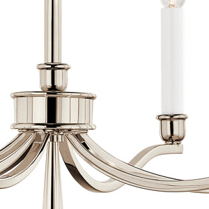 Talisa 53" Fourteen Lights Chandelier, Polished Nickel