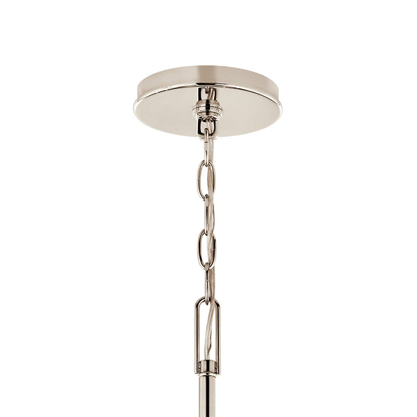 Talisa 45" Eight Lights Foyer Chandelier, Polished Nickel