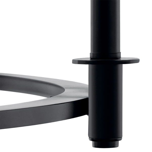 Barron 32" Six Lights Chandelier, Black