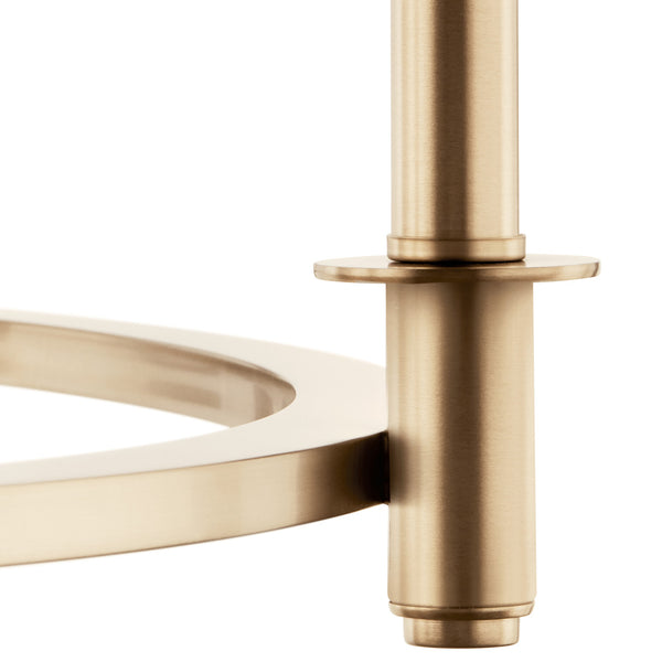 Barron 32" Six Lights Chandelier, Champagne Bronze