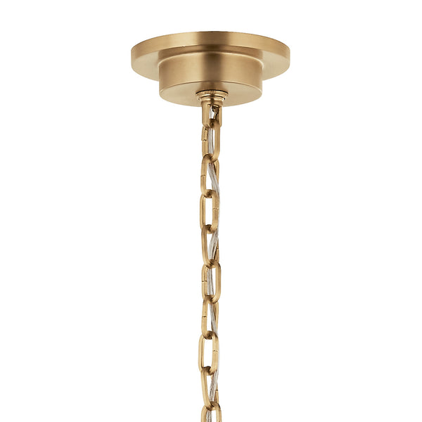 Barron 54" Ten Lights Chandelier, Champagne Bronze