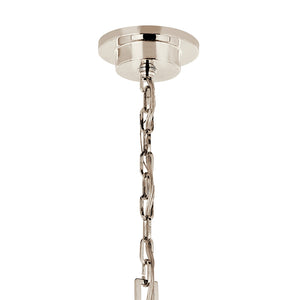 Barron 54" Eighteen Lights Chandelier, Polished Nickel