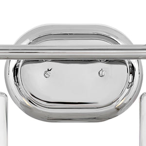 Frieze 16" Two Lights Small Vanity, Chrome