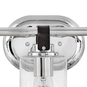 Frieze 24" Three Lights Medium Vanity, Chrome