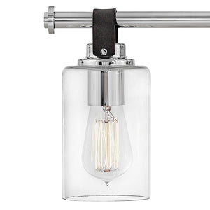 Frieze 24" Three Lights Medium Vanity, Chrome