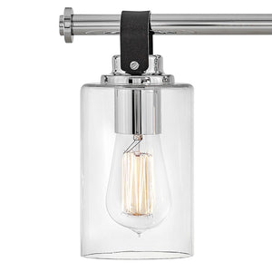 Frieze 32" Four Lights Large Vanity, Chrome