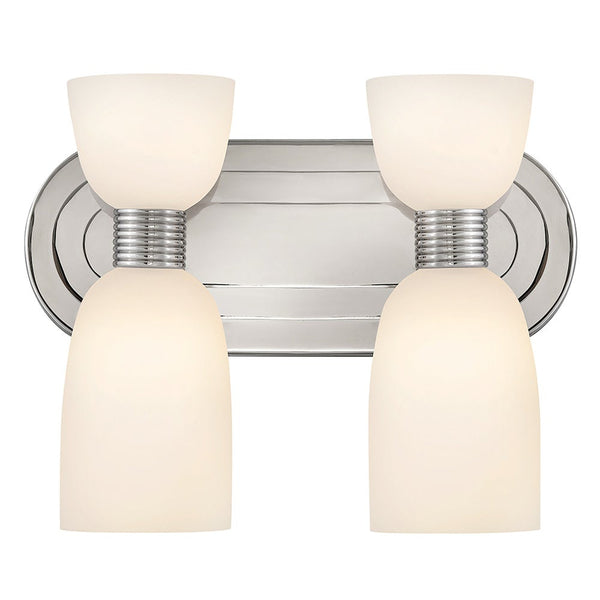 Tallulah 12" Four Lights Small Vanity, Polished Nickel