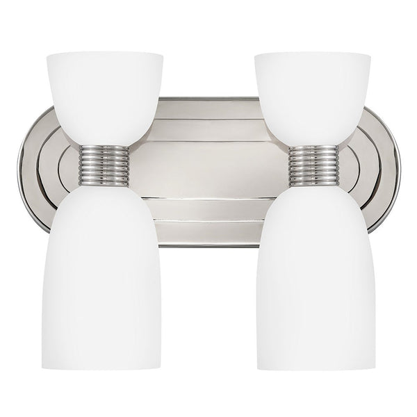 Tallulah 12" Four Lights Small Vanity, Polished Nickel