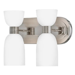 Tallulah 12" Four Lights Small Vanity, Polished Nickel