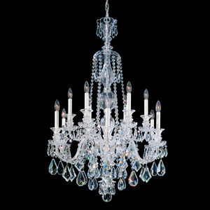 Hamilton 30'' 12 Light Chandelier, Silver with Clear Heritage Crystal - Main Product Image.jpg