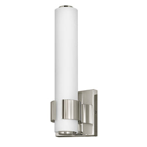Plinth 5" Medium LED Sconce, Polished Nickel