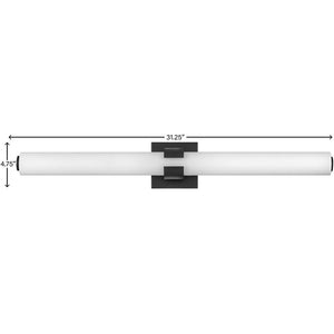Plinth 31" Large LED Vanity, Black