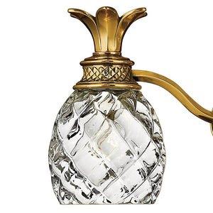 Beryl 21" Three Lights Medium Vanity, Burnished Brass