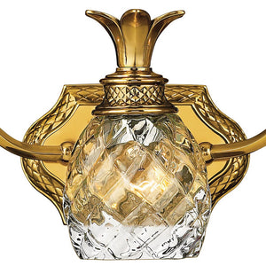 Beryl 21" Three Lights Medium Vanity, Burnished Brass