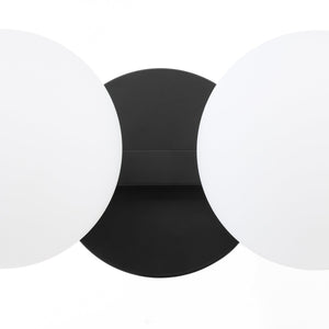 Karsen 14" Two Lights Vainty, Matte Black