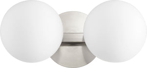 Karsen 14" Two Lights Vainty, Satin Nickel