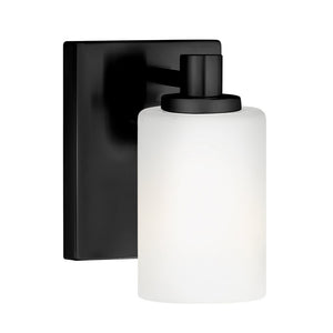 Chorus 4" One Light Small Sconce, Black