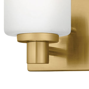 Chorus 4" One Light Small Sconce, Lacquered Brass