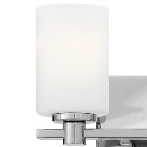 Chorus 13" Two Lights Small Vanity, Chrome