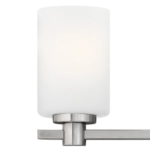 Chorus 22" Three Lights Medium Vanity, Brushed Nickel