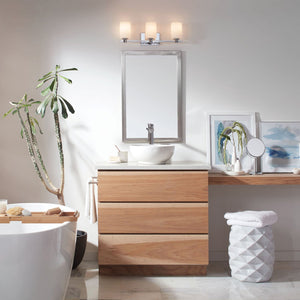 Chorus 22" Three Lights Medium Vanity, Chrome