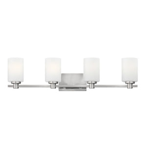 Chorus 32" Four Lights Large Vanity, Brushed Nickel