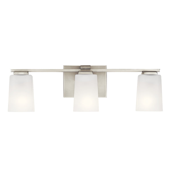 Derby 23" Three Lights Vanity Light, Brushed Nickel