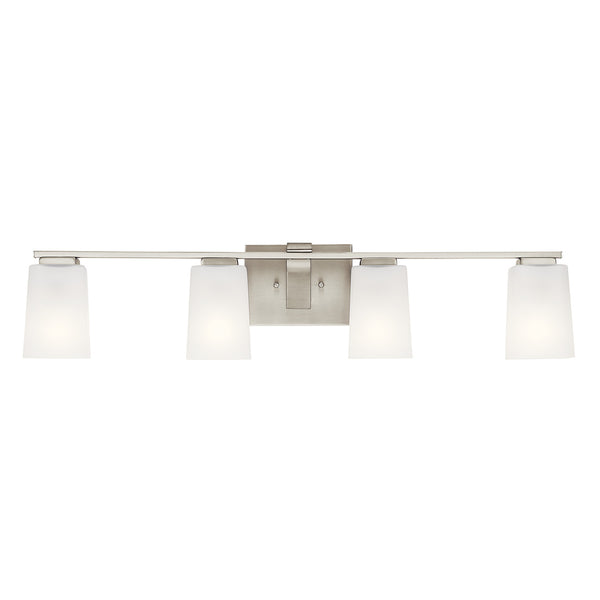 Derby 32" Four Lights Vanity Light, Brushed Nickel