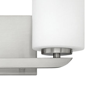 Keystone 14" Two Lights Small Vanity, Brushed Nickel