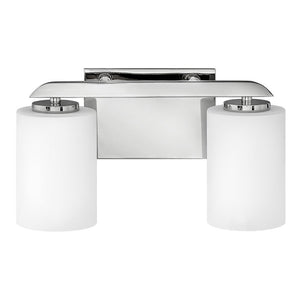 Keystone 14" Two Lights Small Vanity, Polished Nickel