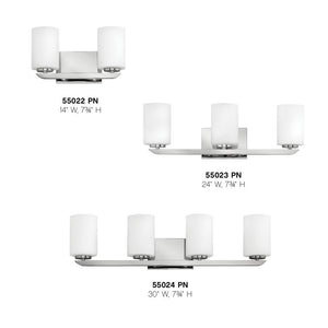 Keystone 30" Four Lights Large Vanity, Polished Nickel