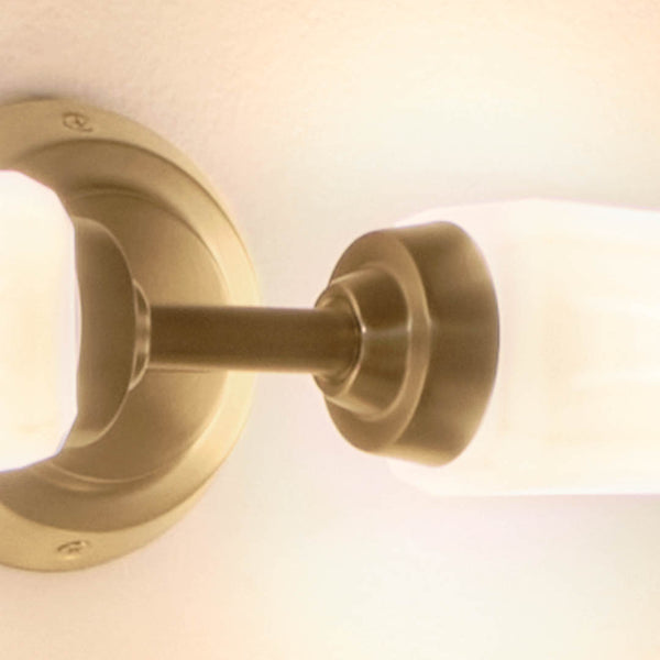 Monet 21" Two Lights Vanity Light, Satin Etched Cased Opal Glass / Champagne