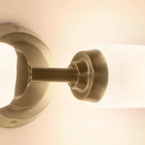 Monet 26" Two Lights Vanity Light, Satin Etched Cased Opal Glass / Champagne