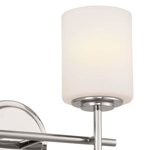 Janie 14" Two Lights Vanity Light, Polished Nickel